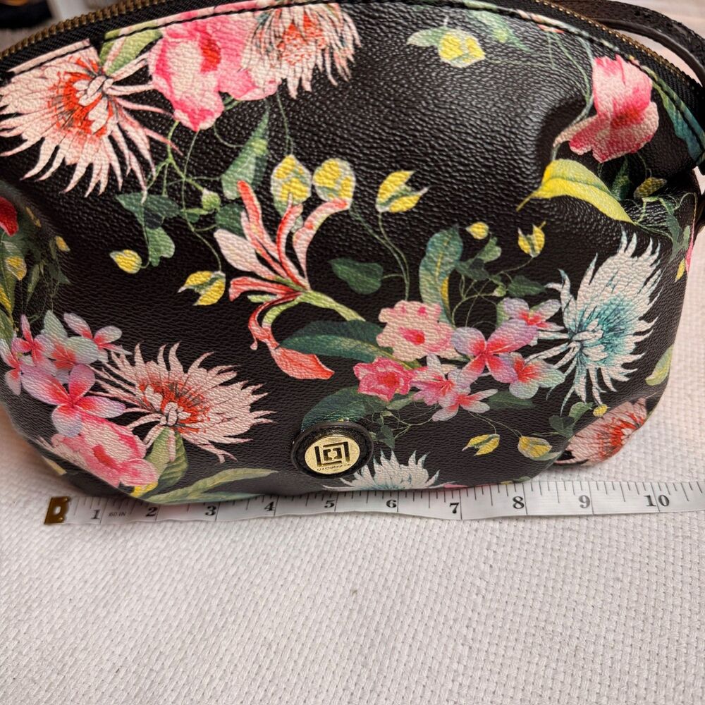 Floral Print Crossbody Bag Purse Vacation Cruise Resort Tropical Accessory - Picture 11 of 11